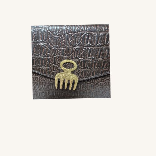Sac Adrinkra Beauty Marron foncé