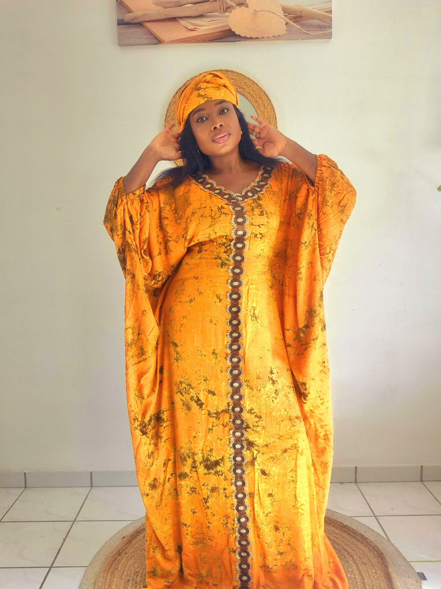 Robe type boubou dempe 002