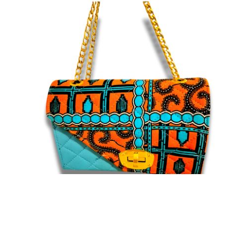 Sac à main turquoise 012