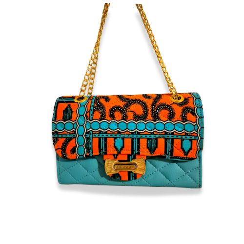 Sac à main turquoise 009