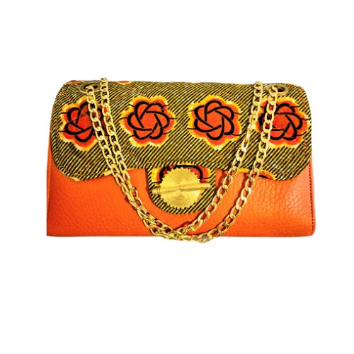 Sac à main TOTAL WAX mélange orange 15