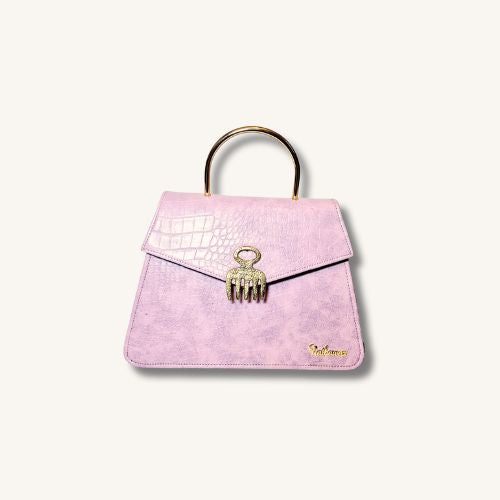 Sac à main rose adinkra Rose poudré