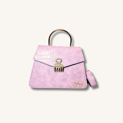 Sac à main rose adinkra Rose poudré