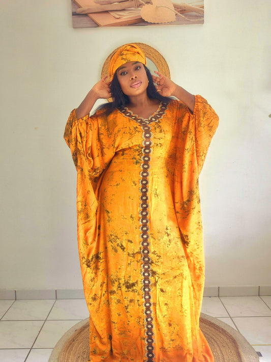 Robe type boubou dempe 002