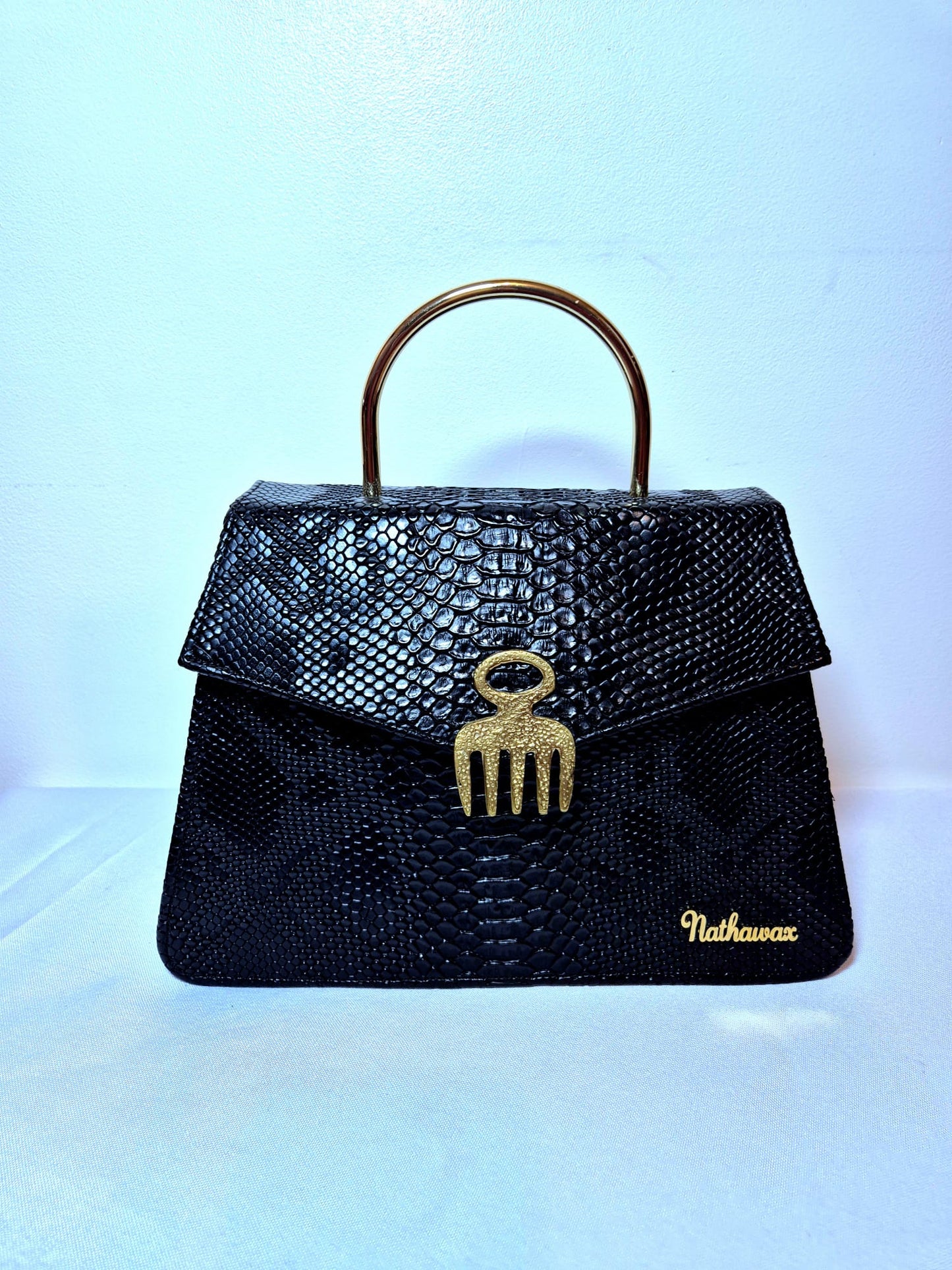 Sac collection Adingra beauty Noir croco