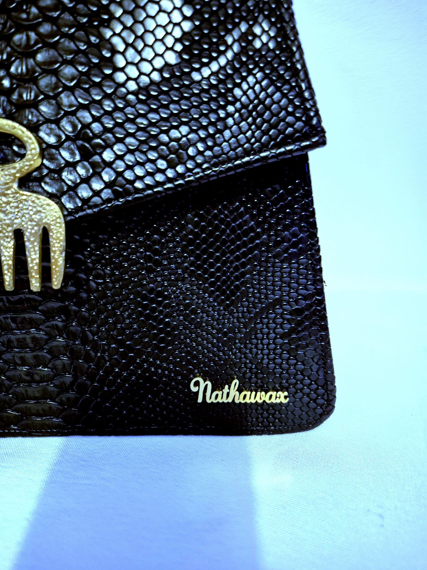 Sac collection Adingra beauty Noir croco